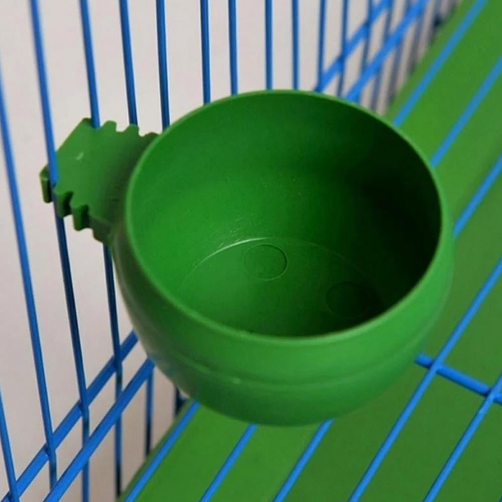 Parrot feeding bowls with water dish