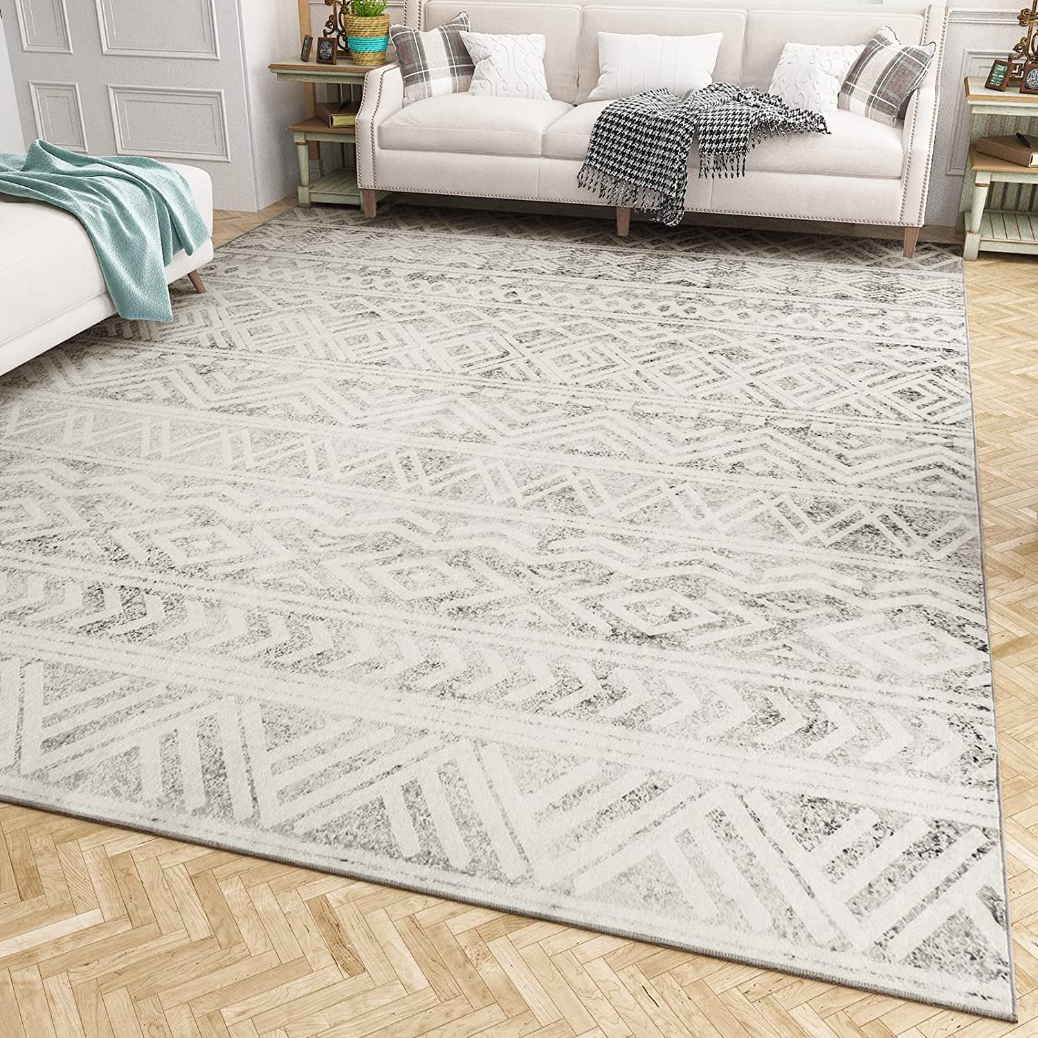 SIXHOME 8'x10' Washable Boho Area Rug