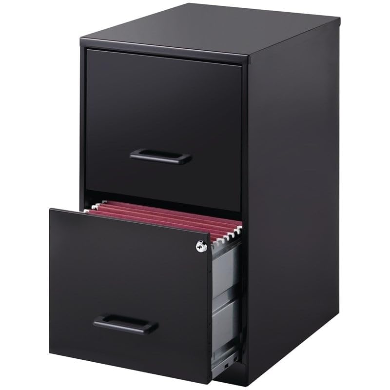 Black 2-Drawer File Cabinet by Scranton & Co