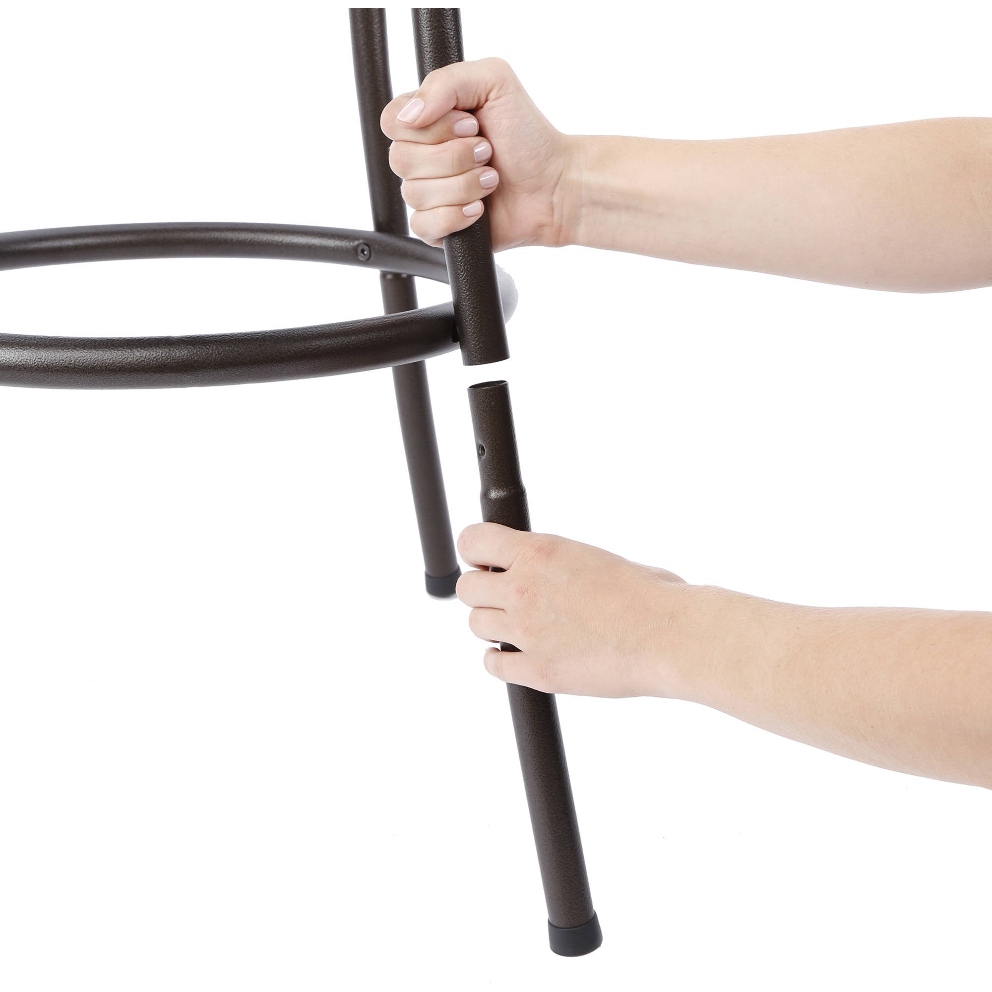 3-Pack Adjustable Swivel Bar Stools for Kitchen