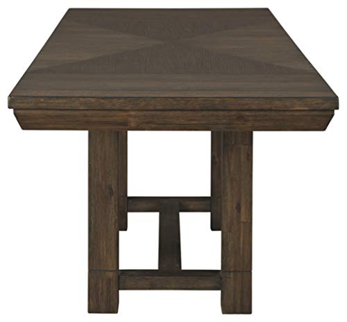 Dellbeck Extendable Rectangular Dining Table - Brown