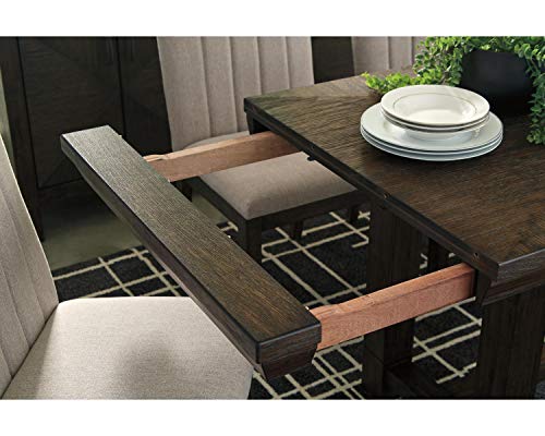 Dellbeck Extendable Rectangular Dining Table - Brown