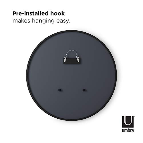 Umbra Hub Round Mirror – Black 94 cm