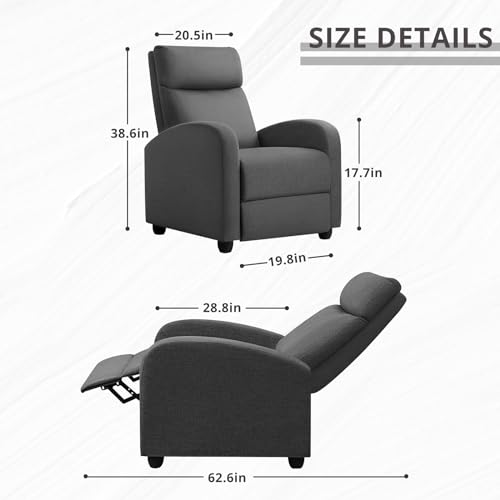 Adjustable Boucle Recliner Chair for Modern Living Room