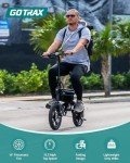 Gotrax Nano 14" Folding Electric Bike - 350W, 25Mi Range