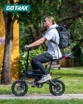 Gotrax Nano 14" Folding Electric Bike - 350W, 25Mi Range