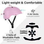 OUWOR Adult Bike and Scooter Helmet for Men and Women
