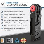 FoldyLock Classic Folding Bike Lock FL001B-R - High-Security