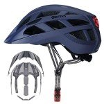 Grottico Adult Bike Helmet with Light for Mountain & Road