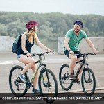 Grottico Adult Bike Helmet with Light for Mountain & Road