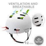 Zenroll Lightweight Bike Helmets for Adults - Breathable & Stylish