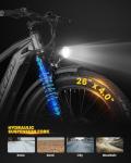 VEEFA E1 750W/Peak 1000W Electric Mountain Bike With Fat Tires