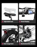 VEEFA E1 750W/Peak 1000W Electric Mountain Bike With Fat Tires
