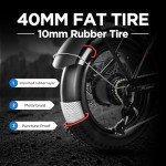 Totem Hammer Folding Electric Bike for Adults - 20" Fat Tire