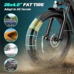 Vivi ACE01 Fat Tire Electric Bike for Adults With 25MPH