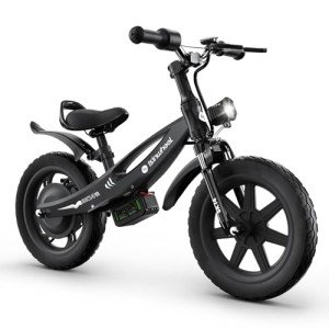 isinwheel SK14 250W Electric Bike for Kids: Great for Ages 3-8