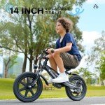 isinwheel SK14 250W Electric Bike for Kids: Great for Ages 3-8