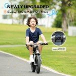 isinwheel SK14 250W Electric Bike for Kids: Great for Ages 3-8