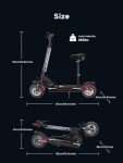ENGWE Y600 Electric Scooter with Detachable Seat - Speed & Comfort