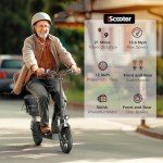 iScooter I12 Electric Scooter: Long Range, Adjustable & Fast