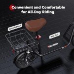 iScooter I12 Electric Scooter: Long Range, Adjustable & Fast