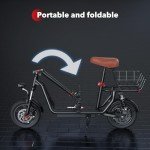iScooter I12 Electric Scooter: Long Range, Adjustable & Fast