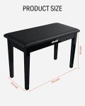 Donner Duet Piano Bench with Storage: Stylish & Comfort