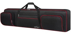 SNIGJAT 88-Key Padded Keyboard Case with Pockets