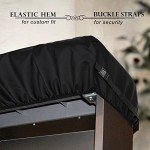 Explore Land 88-Keys Stretchy Black Piano Keyboard Dust Cover