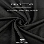 Explore Land 88-Keys Stretchy Black Piano Keyboard Dust Cover