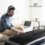 Explore Land 88-Keys Stretchy Black Piano Keyboard Dust Cover