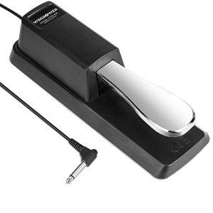Wegrower Universal Sustain Pedal with Polarity Switch for Keyboards
