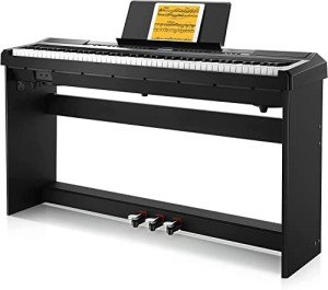 Donner DEP-20 88 Key Digital Piano with 3-Pedal Unit