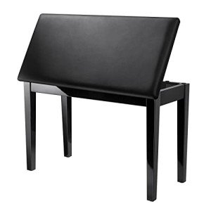 Donner Duet Piano Bench with Storage: Stylish & Comfort