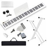 NikoMaku SWAN-S 88-Key Portable Digital Piano Set for Beginners