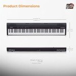 Roland GO-88P 88-Key Digital Piano Bundle with Accessories