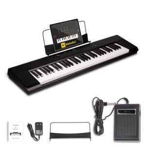 Artesia A-61 Portable 61 Key Digital Piano Kit for Beginners