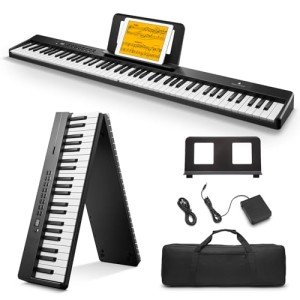 Donner DP-10 Portable 88-Key Digital Piano Bundle - Affordable