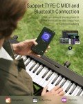 Donner DP-10 Portable 88-Key Digital Piano Bundle - Affordable