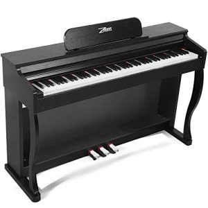 ZHRUNS Digital Piano M-901 - 88-Key, USB-MIDI, 64 Polyphony