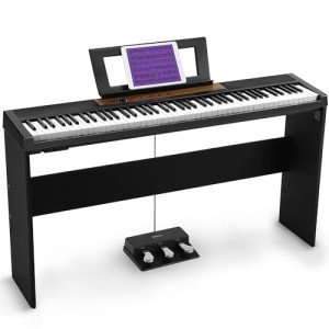 Starfavor SP-15SW 88-Key Digital Piano: Full-Size, MIDI Ready