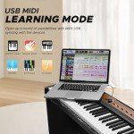 Starfavor SP-15SW 88-Key Digital Piano: Full-Size, MIDI Ready