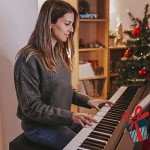 MUSTAR 88-Key Digital Piano with Bluetooth & Stand