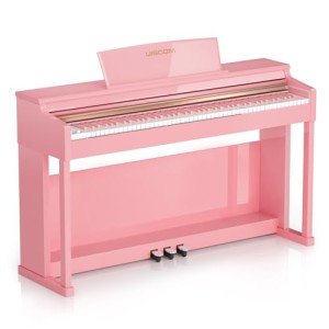 Uiscom Upgraded UMP-100 88 Key Digital Piano - Go Pink!