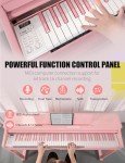 Uiscom Upgraded UMP-100 88 Key Digital Piano - Go Pink!