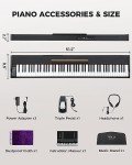 Fesley FEP300 88-Key Weighted Piano Keyboard: Beginner-Friendly