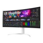 LG 40WP95C-W 40” UltraWide Curved WUHD (5120 x 2160) 5K2K Nano IPS Display, DCI-P3 98% (Typ.) with HDR10, Thunderbolt 4 with 96W PD, 3-Side Virtually Borderless Design Tilt/Height/Swivel Stand,Black