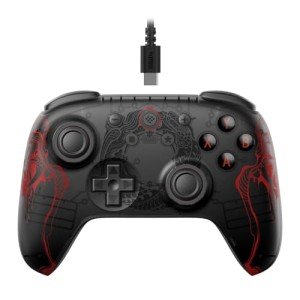 8BitDo Ultimate 2C Wired Controller for Windows PC and Android, with Hall Effect Joysticks and Hall Triggers, 1000Hz Polling Rate, and Remappable L4/R4 Bumpers - Black Myth: Wukong