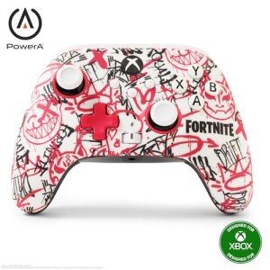 PowerA Wireless Controller for Xbox Series X|S - Fortnite SE, bonus virtual item included, hall effect thumbsticks, low latency wireless, Officially Licensed - for Xbox Series X|S and works on Xbox One and Windows 10/11, Bonus Virtual Item Included