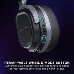 Turtle Beach Stealth 700 Gen 3 Wireless Multiplatform Amplified Gaming Headset for PS5, PS4, PC, Mobile – 60mm Drivers, AI Noise-Cancelling Mic, Bluetooth, 80-Hr Battery, Dual Transmitters – Black